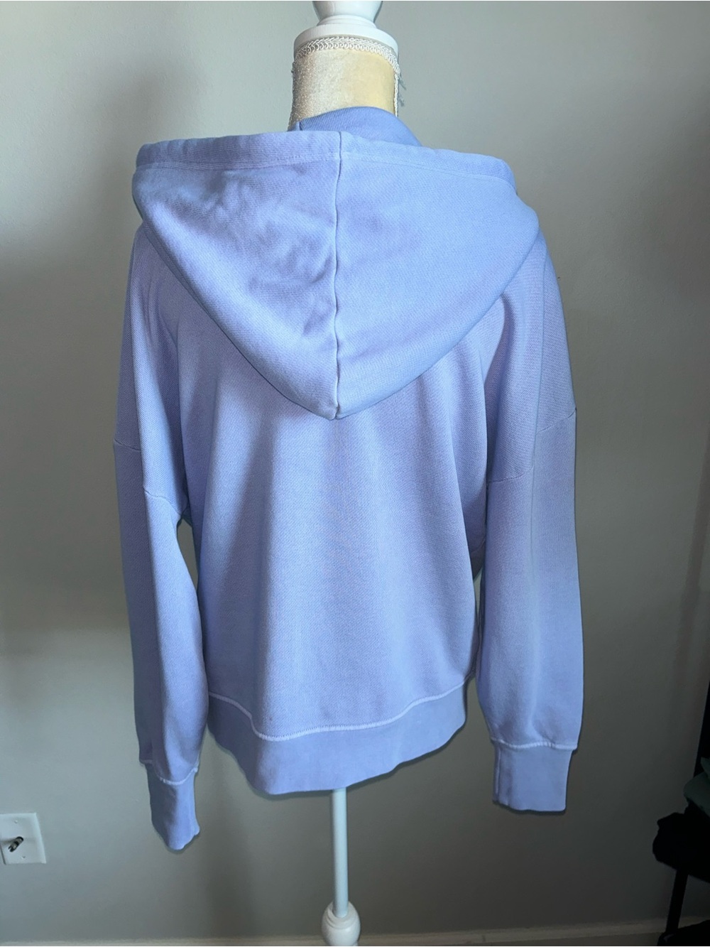 NEW 78&Sunny Relaxed Lavender Pullover Oversized Hoodie Sz S - Picture 5 of 7